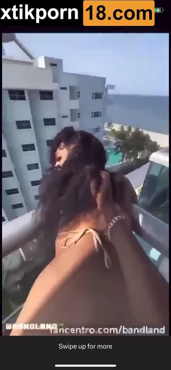 MurdaB Balcony doggy style fuck get max orgasm