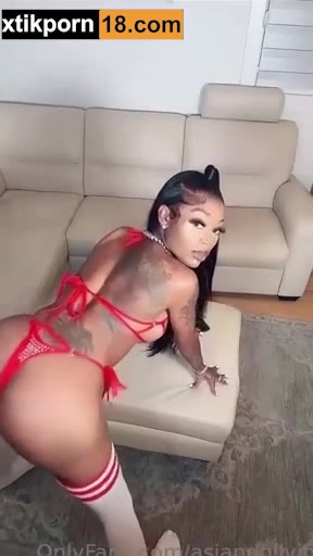 Asian Doll Sexy Red Underwear Hot Ass [ Onlyfans ]