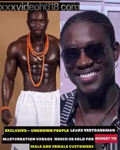 Very dark man/Very black man  Video Nude