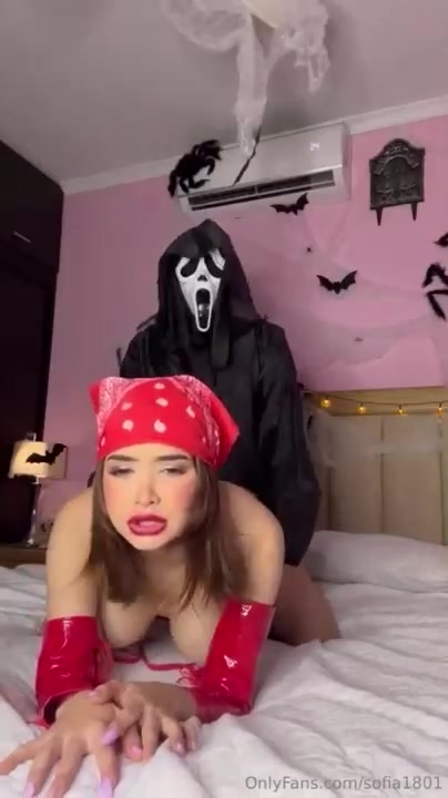 Sofia Rodriguez Halloween HOT Sex Tape Blowjob Doggy