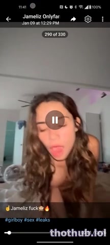 Jameliz / Jellybeanbrains HOT Video Sex Tape Riding Onlyfans